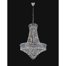 CWI Lighting 8002P22C - Luminous 14 Light Down Chandelier With Chrome Finish