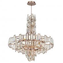 CWI Lighting 9903P30-18-193 - Quida 18 Light Down Chandelier With Champagne Finish