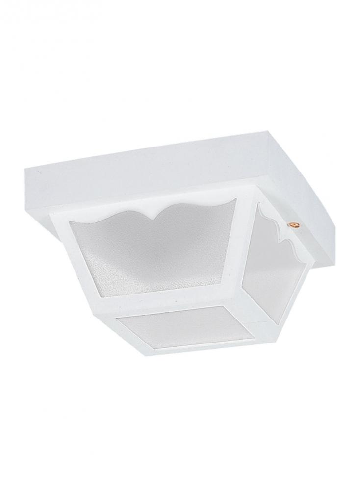 One Light Outdoor Ceiling Flush Mount
