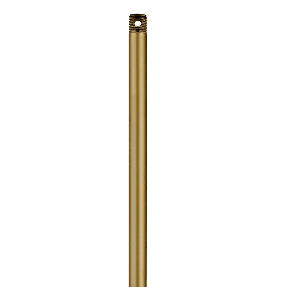 12" Threaded Downrod - Burnished Brass