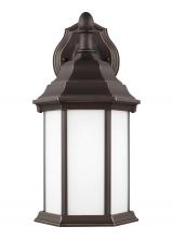 Generation Lighting 8338751EN3-71 - Sevier traditional 1-light LED outdoor exterior small downlight outdoor wall lantern sconce in antiq