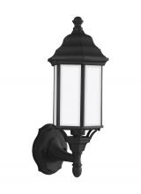 Generation Lighting 8538751EN3-12 - Sevier traditional 1-light LED outdoor exterior small uplight outdoor wall lantern sconce in black f