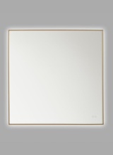 Generation Lighting MREL1441SB - Cadre Square Mirror 36x36