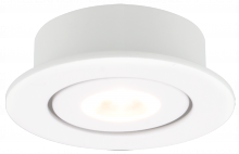 American Lighting RMS12-30-501-WH - 50MM MINI RECESSED SWIVEL, LED 3000K, 1W, 100LM, 30° BEAM, WHITE FINISH