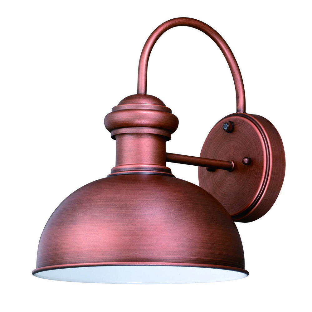 Franklin 10-in Outdoor Wall Light Brushed Copper