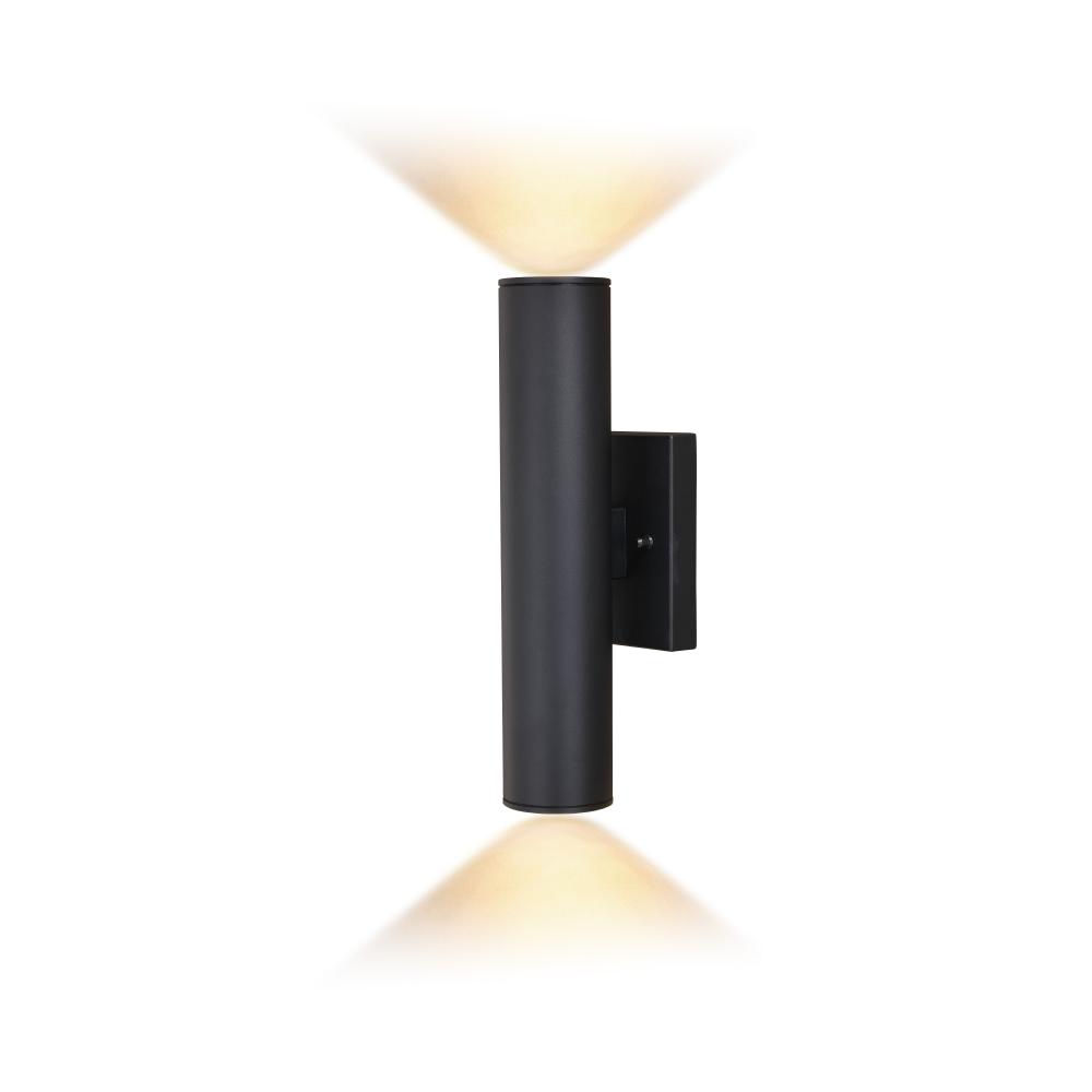 Chiasso 14.25 in. H LED Outdoor Wall Light Textured Black