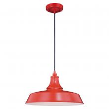 Vaxcel International T0489 - Dorado 15-in Outdoor Pendant Red and White
