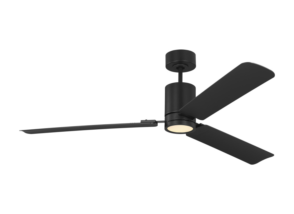 Cleancut 62 Ceiling Fan in Midnight Black with Midnight Black Blades