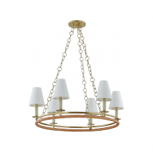 Hudson Valley 4406-AGB - SWANTON CHANDELIER