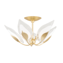 Hudson Valley 4805-GL - Blossom Semi Flush
