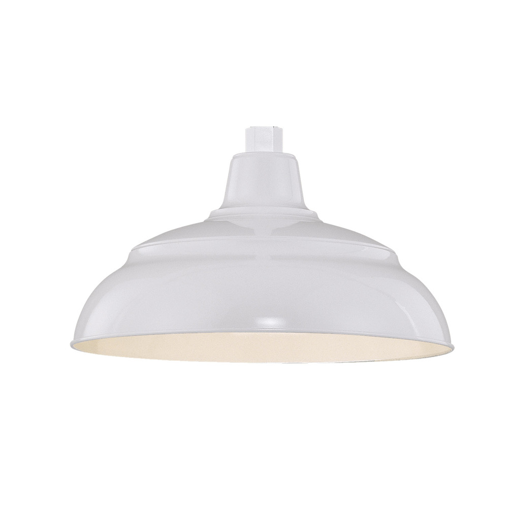R Series 1-Light Warehouse Shade White