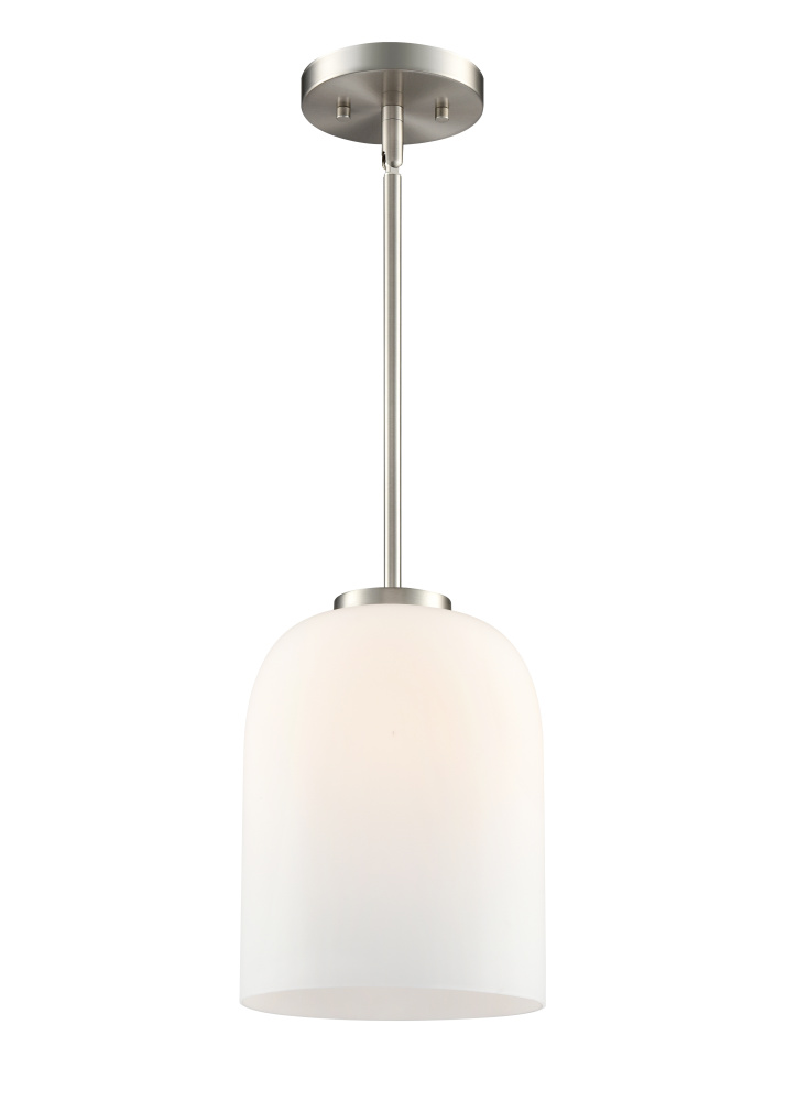 Laphia 8" Wide 1-Light Pendant - Brushed Nickel