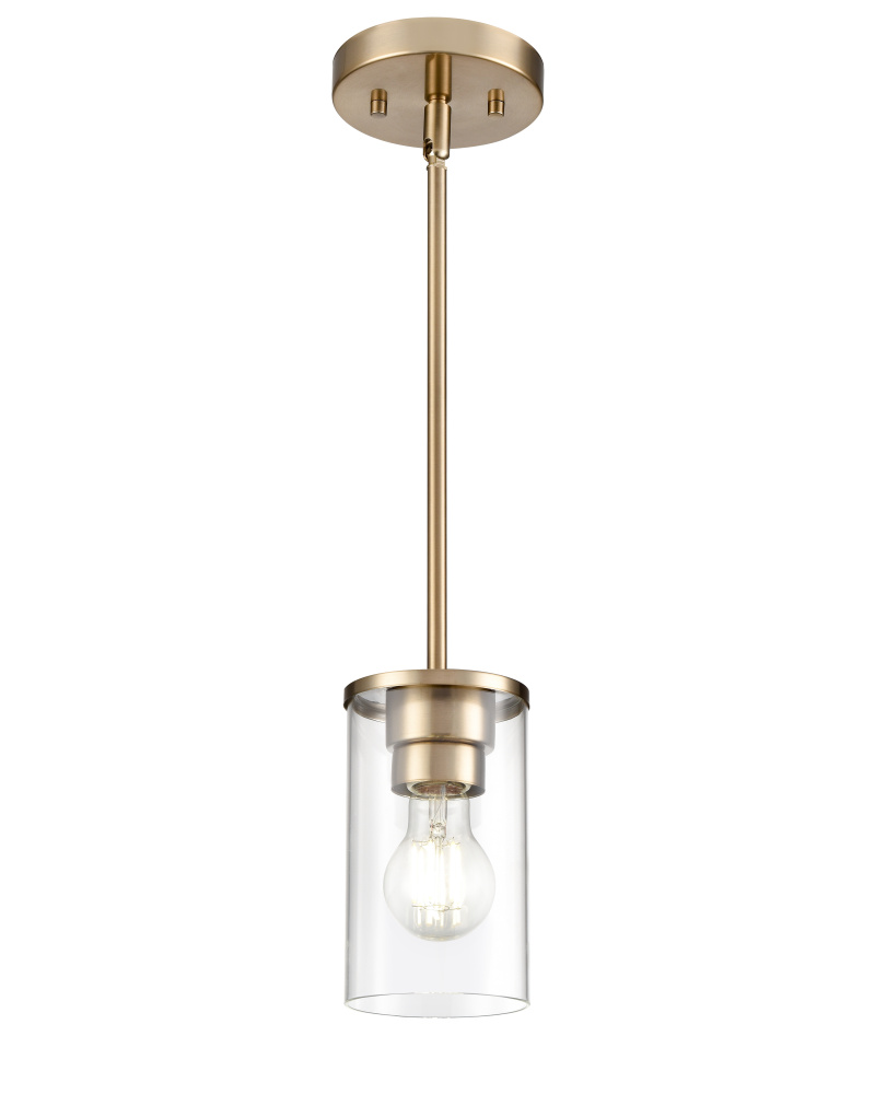 Verlana 5" Wide 1-Light Pendant - Modern Gold