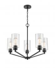 Millennium 9515-MB - Beverlly 5-Light Chandelier Ceiling Light Matte Black
