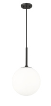 Millennium 25501-MB - Kairo 12" Wide 1-Light Pendant - Matte Black