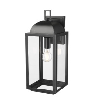 Millennium 194101-PBK - Beaufort 17.75" High 1-Light Outdoor Wall Sconce - Powder Coated Black