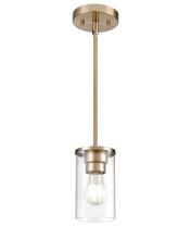 Millennium 2711-MG - Verlana 5" Wide 1-Light Pendant - Modern Gold