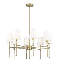 Millennium 16108-VB - Adorra 30" Wide 8-Light Chandelier - Vintage Brass