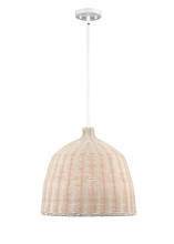 Millennium 9026-WH - Elise 1-Light Pendant light White