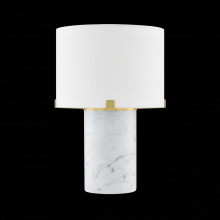Mitzi by Hudson Valley Lighting HL920201-AGB - RUMI TABLE LAMP