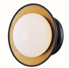 Mitzi by Hudson Valley Lighting H368601M-BLK/GL - Cadence Semi Flush