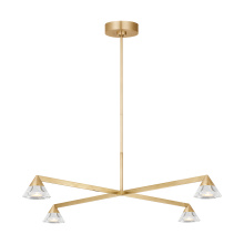 Visual Comfort & Co. Modern Collection SLCH75427HABCG - Midrand Crystal 37 Chandelier