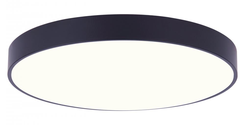10.1 Inch Black LED Edgeless Flush Mount