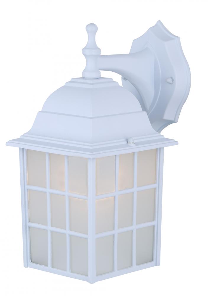 Outdoor, 1 Bulb Downlight, Frosted Glass, 100W Type A or B