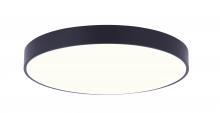 Canarm DL-6F-10WS-BK-C - 6.1 Inch Black LED Edgeless Flush Mount