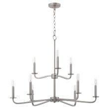 Quorum 6307-9-65 - RUTHERFORD 9LT CHANDELIER - STN