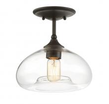 Savoy House Meridian M60017ORB - 1-Light Ceiling Light in Oil Rubbed Bronze
