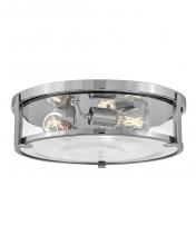 Hinkley 3243CM-CL - Medium Flush Mount