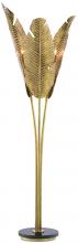 Currey 8000-0071 - Tropical Large Brass Floor Lamp